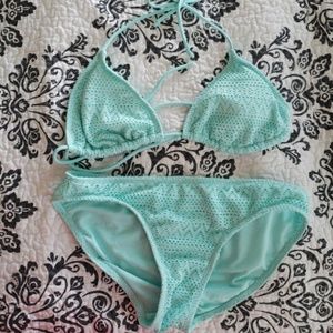 Teal bikini